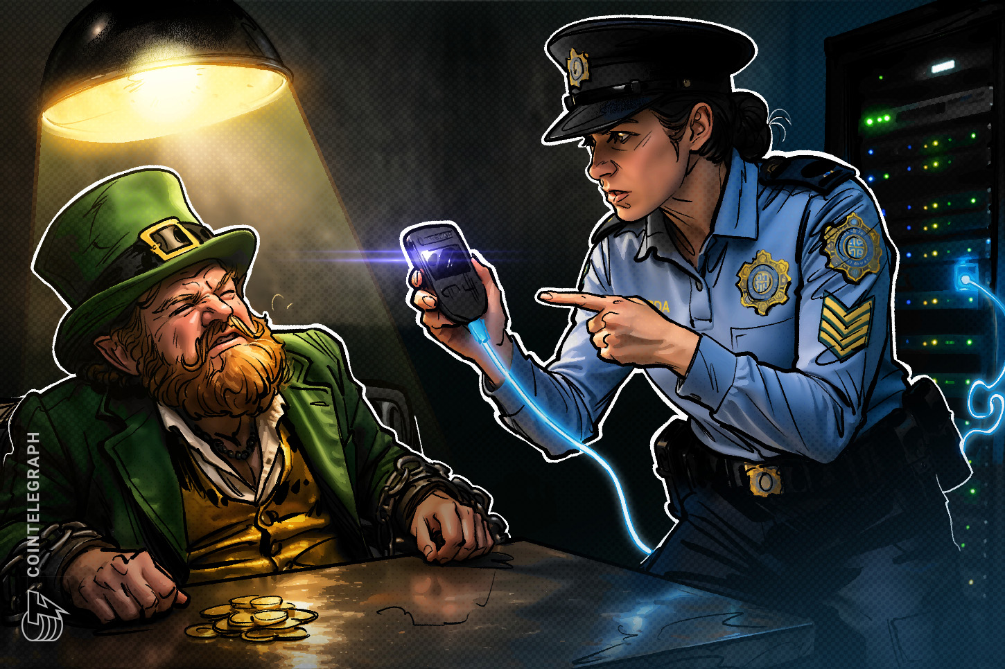Autoridades irlandesas apreendem 500 BTC de ex-traficante de drogas